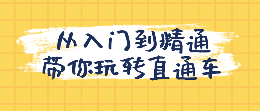 从入门到精通带你玩转直通车-全面游戏